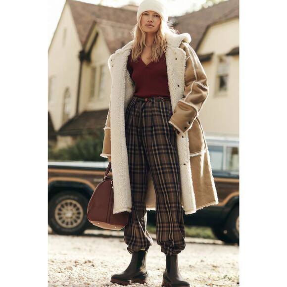 Pilcro Jackets & Blazers - Pilcro Anthropologie Reversible Sherpa Coat NWT